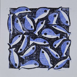 Fishpond Blue & white